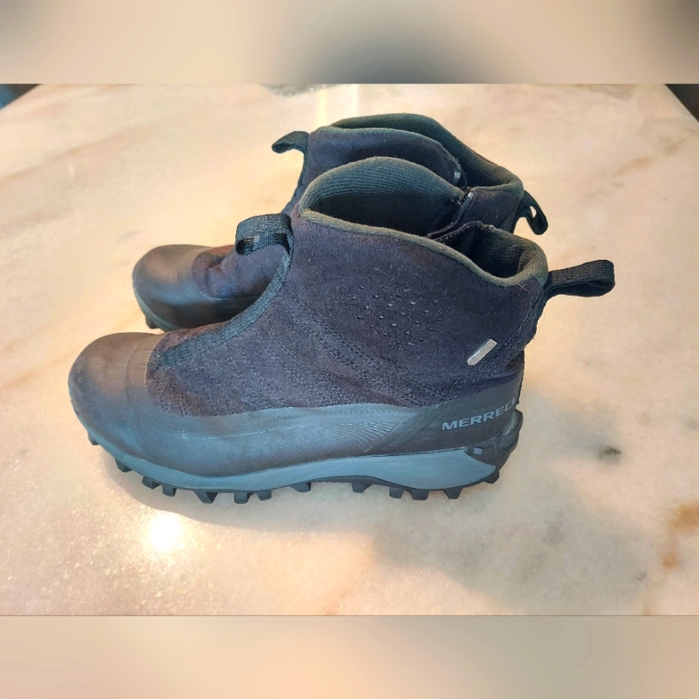 Merrell Zip-Up Thermo Snowdrift Midshell Waterproof Hiking/Outdoor Boots j99843